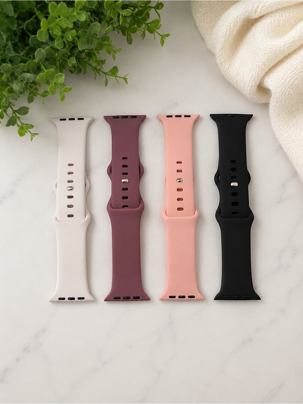 4 Silicone Replacement Watch Band